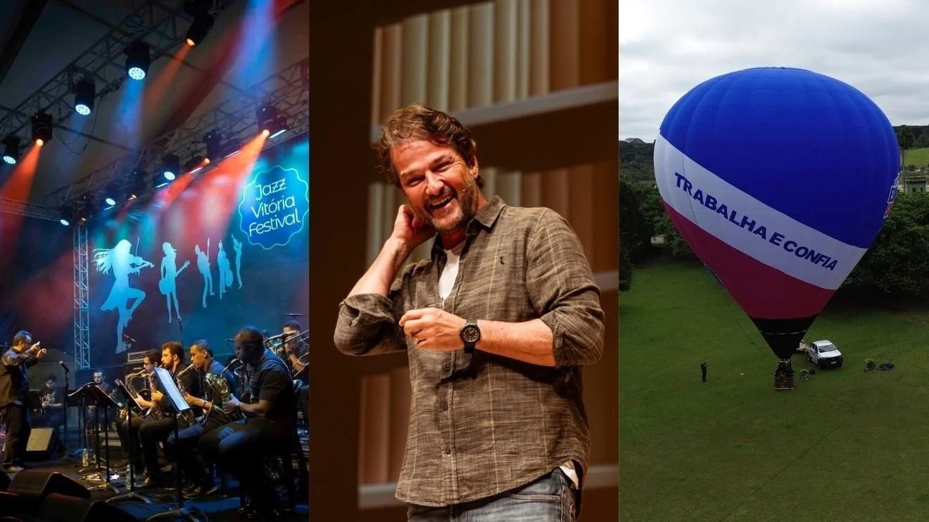 Fim de semana no ES terá festival de balonismo, jazz, samba e espetáculos