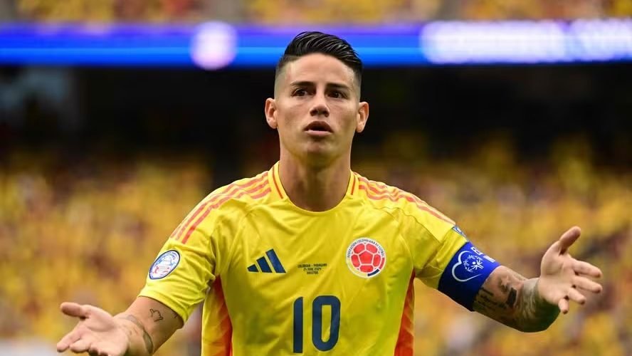 James Rodríguez anuncia aposentadoria da seleção colombiana aos 35 anos