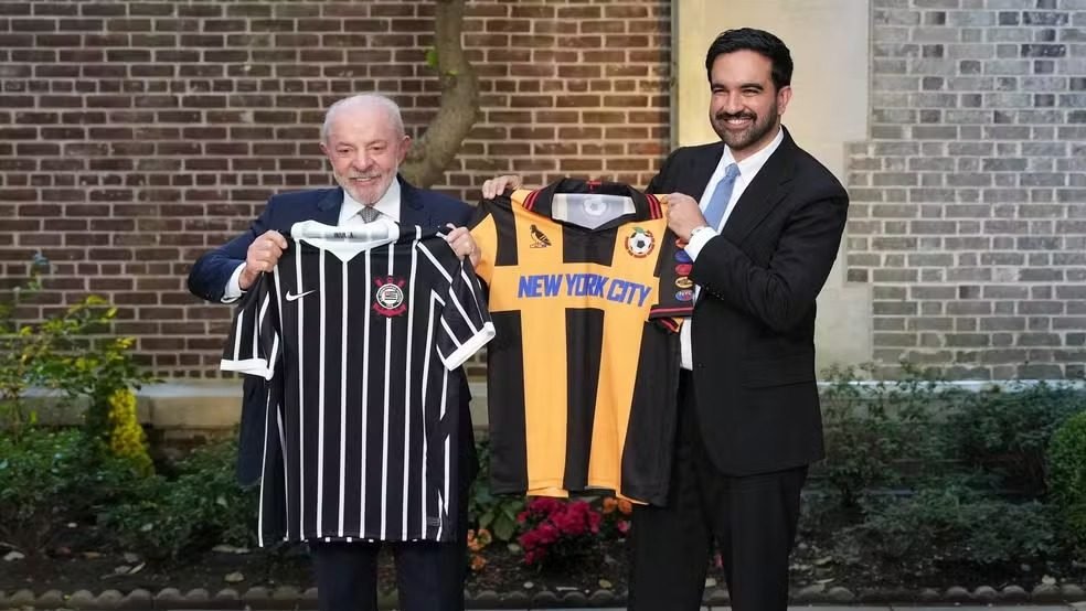 Lula se reúne com prefeito de Nova York, que também tem encontro marcado com Trump